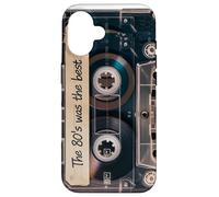 Carcasa para iPhone 16 Los 80 fueron The Best Mix Tape Cassette Retro Nostalgia