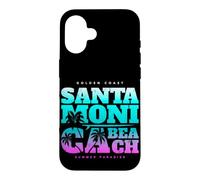 Carcasa para iPhone 16 Los Angeles California Dreaming Shirts, Santa Monica Beach