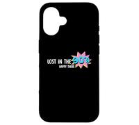Carcasa para iPhone 16 Lost in The 90s Happy There, diseño Pop Art Retro