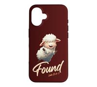 Carcasa para iPhone 16 Luke 15:4-7 Parable of The Lost Sheep Found by Jesus Christ