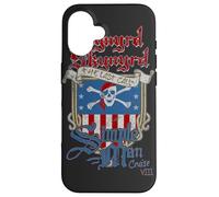 Carcasa para iPhone 16 Lynyrd Skynyrd Simple Man Cruise Bandera de EE.UU. Pirata Rock Classic