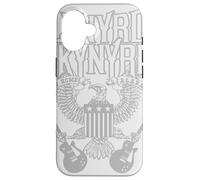 Carcasa para iPhone 16 Lynyrd Skynyrd Sweet Home Alabama Guitarra Águila Bandera de Estados Unidos Retro