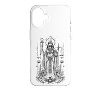 Carcasa para iPhone 16 Maat Pluma Verdad Antiguo Egipcio Equilibrio Mito Arte
