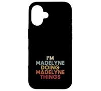 Carcasa para iPhone 16 Madelyne Name Madelyne Personalized Name First Given