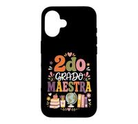Carcasa para iPhone 16 Maestra 2do Grado Second Grade Back to School