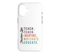 Carcasa para iPhone 16 Maestro Vida Enseñar Inspirar Motivar Educar