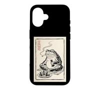 Carcasa para iPhone 16 Mago Maestro de Ajedrez Rana Ukiyo-e Arte Japonés