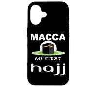 Carcasa para iPhone 16 Makkah mi Primer hajj- Peregrinación islámica del Hayy Umrah, Kaaba