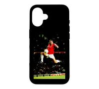 Carcasa para iPhone 16 Manchester United Eric Cantona Leap Copa Mundial de Fútbol