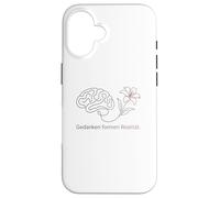 Carcasa para iPhone 16 Manifestación Psicología Subconsciente Gedanken Realität