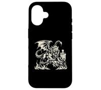 Carcasa para iPhone 16 Manticore Dark Fantasy Monster Criatura mítica Medieval