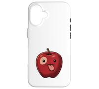 Carcasa para iPhone 16 Manzana Loca Cartoon Divertida Maestro Escuela