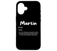 Carcasa para iPhone 16 Martin Definition Personalized Golf Dad Costume For Martins