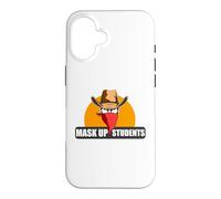 Carcasa para iPhone 16 Mask Up Students Back To School Social distancing Teachers