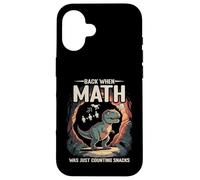 Carcasa para iPhone 16 Matemáticas Dino Matemáticas Profesor Álgebra Dinosaurio Matemáticas