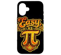 Carcasa para iPhone 16 Matemáticas Retro geniales y fáciles como Pi