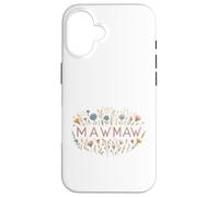 Carcasa para iPhone 16 Mawmaw Floral Wildflower Garden Design para Abuelas