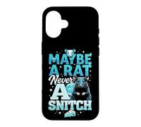 Carcasa para iPhone 16 Maybe A Rat Never A Snitch - Funny No Snitching