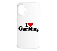 Carcasa para iPhone 16 ME Encanta CORAZÓN APUESTAS Casinos Trading Las Vegas