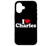 Carcasa para iPhone 16 ME Encanta Heart Charles Charlie Chuck