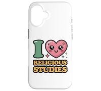 Carcasa para iPhone 16 Me encantan los Estudios religiosos