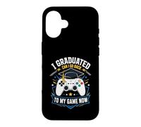 Carcasa para iPhone 16 Me gradué ¿Puedo Volver a Jugar Ahora?