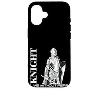 Carcasa para iPhone 16 Medieval Renaissance Knight Live Without Fear Warrior