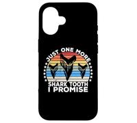 Carcasa para iPhone 16 Megalodon Fossil Teeth Just One More Shark Tooth Geologist
