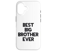 Carcasa para iPhone 16 Mejor Hermano Mayor jamás Divertido Hermano