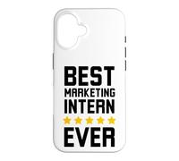Carcasa para iPhone 16 Mejor pasante de Marketing Divertido Humor de Marketing 5 Estrellas