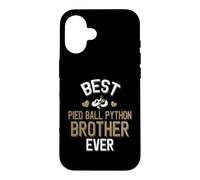 Carcasa para iPhone 16 Mejor Pied Ball Python Brother Ever Piebald Snake Lover