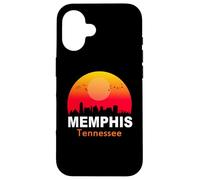 Carcasa para iPhone 16 Memphis Tennessee Vintage Sunset Retro City State USA
