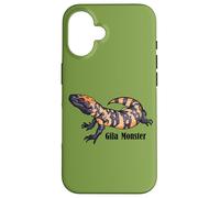 Carcasa para iPhone 16 Mens Womens Kids Desert Lizard Reptile Gila Monster Lover