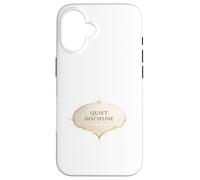 Carcasa para iPhone 16 Mentalidad de disciplina silenciosa