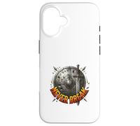Carcasa para iPhone 16 Mentalidad de Fuerza del Escudo de Guerrero Never Break