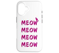 Carcasa para iPhone 16 Meow Meow Meow Meow - Cat Song Rescue Staff & Volunteers