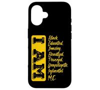 Carcasa para iPhone 16 Mes De La Historia De Los Negros Orgullo Africano con Una