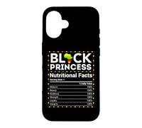 Carcasa para iPhone 16 Mes de la Historia Negra Africana Princesa Información Nutricion