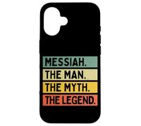 Carcasa para iPhone 16 Messiah The Man The Myth The Legend - Cita Personalizada Divertida