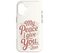 Carcasa para iPhone 16 Mi Paz te doy. Jesús
