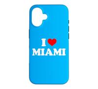Carcasa para iPhone 16 Miami - I Heart Miami - Amo Miami
