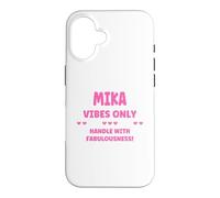Carcasa para iPhone 16 Mika Personalized Name Funny Cute Custom Mika Name