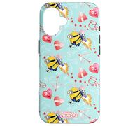 Carcasa para iPhone 16 Minions Cupid All Over Print