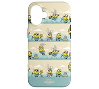 Carcasa para iPhone 16 Minions Easter Bunny All Over Print