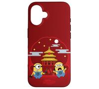 Carcasa para iPhone 16 Minions Lunar New Year Fireworks Fun