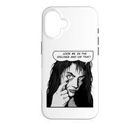 Carcasa para iPhone 16 Mírame En El Delineador De Ojos Y Di Que Pop Art EMO Goth Girl