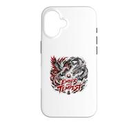 Carcasa para iPhone 16 Mito Elemental del dragón fénix de ascua y tempestad