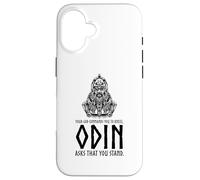 Carcasa para iPhone 16 Mitología vikinga Medieval - Dios nórdico Odin - Religión pagana
