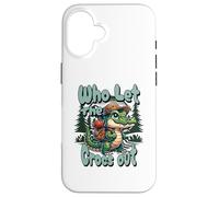 Carcasa para iPhone 16 Mochila De Senderismo Who Let The Crocs out Gator Croc