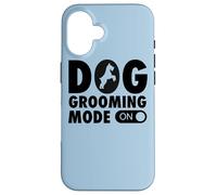 Carcasa para iPhone 16 Modo de Aseo para Perros en el Peluquero Divertido y Lindo